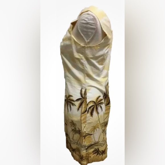Ky’s Hawaiian Sleeveless Knee Length Dress Size Medium - Picture 3 of 8